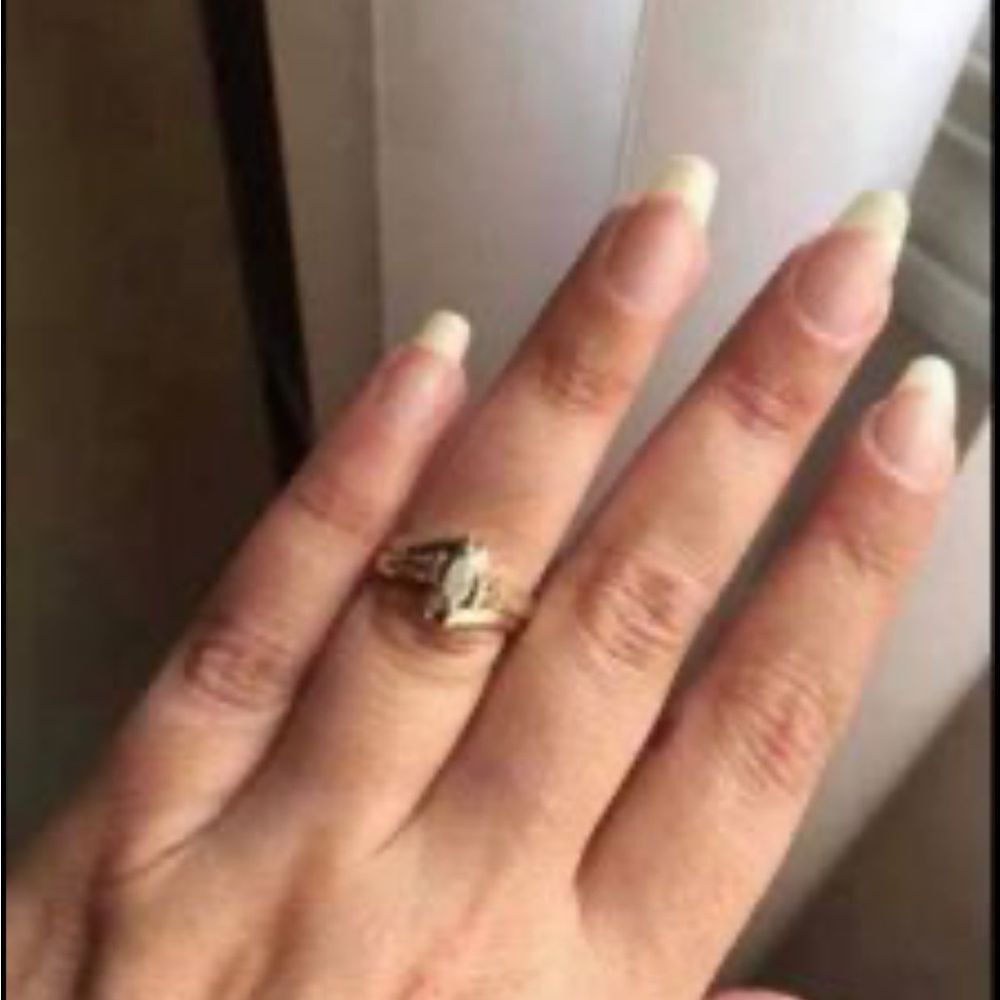 Engagement Wedding Ring set 14K GOLD - Picture 9 of 10